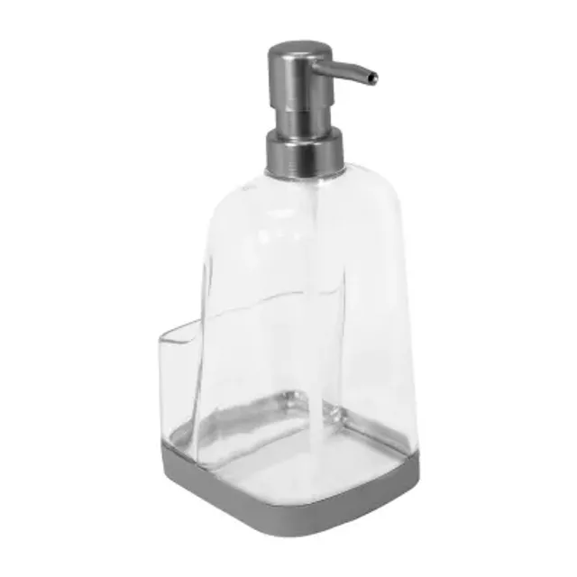 Faceted Gold Glass Gentle & Clean Foaming Hand Soap Dispenser