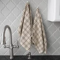 Ritz Royale Check 2-pc. Towels / Dish Cloths