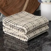 Ritz Royale Check 2-pc. Towels / Dish Cloths