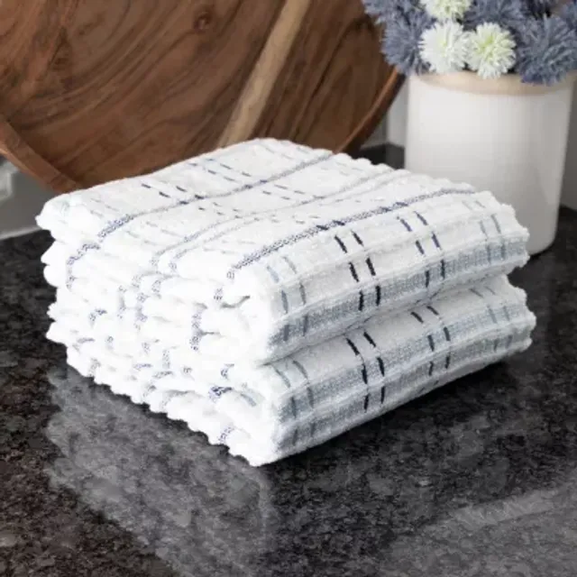 Mainstays 2 Piece Cotton Bath and Hand Towel Set, Buffalo Plaid