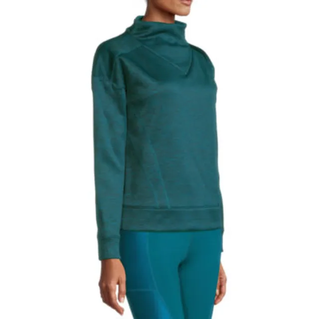 Xersion Xwarmth Fleece Womens Funnel Neck Long Sleeve Sweatshirt
