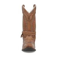 Laredo Womens Knot Time Flat Heel Cowboy Boots