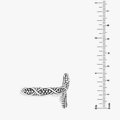 Snake Womens Sterling Silver Cocktail Ring