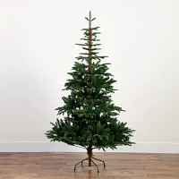 Nearly Natural Pre-Lit Artificial Idaho Mixed Fir 130 Warm White Led Lights 6 Foot Christmas Tree