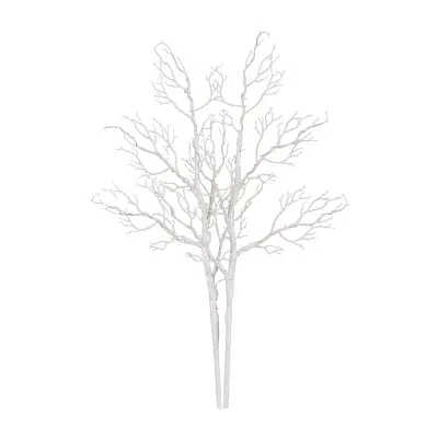 Nearly Natural 35in Pre-Lit Artificial White Birch Branches With 80 Warm White Led Lights 2-pc. Pick