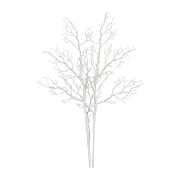 Nearly Natural 35in Pre-Lit Artificial White Birch Branches With 80 Warm White Led Lights 2-pc. Pick