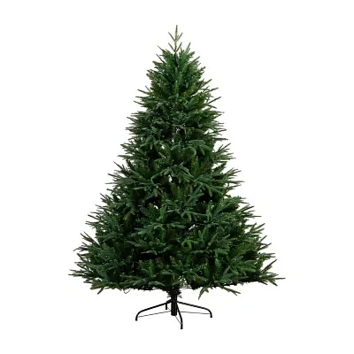 Nearly Natural 6ft Pre-Lit Artificial Edmonton Fir Light Show Memory Shape  With Instant Connect Technology And 300 Color Changing Led Lights 6 Foot Christmas Tree