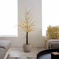Nearly Natural 4ft Pre-Lit Artificial Twig With 240 Warm White Led Lights 4 Foot Pre-Lit Christmas Tree