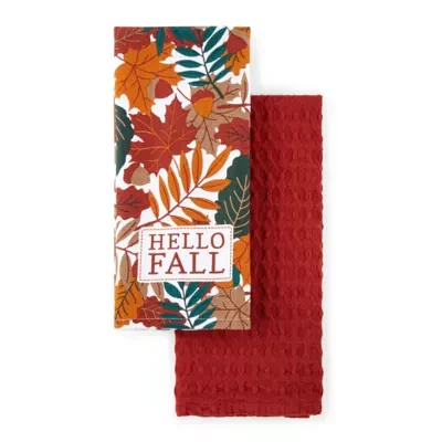 Layering Hello Fall 2-pc. Kitchen Towel