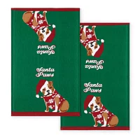 North Pole Trading Co. Santa Paws 4-pc. Kitchen Towel