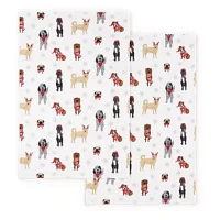 North Pole Trading Co. Santa Paws 4-pc. Kitchen Towel