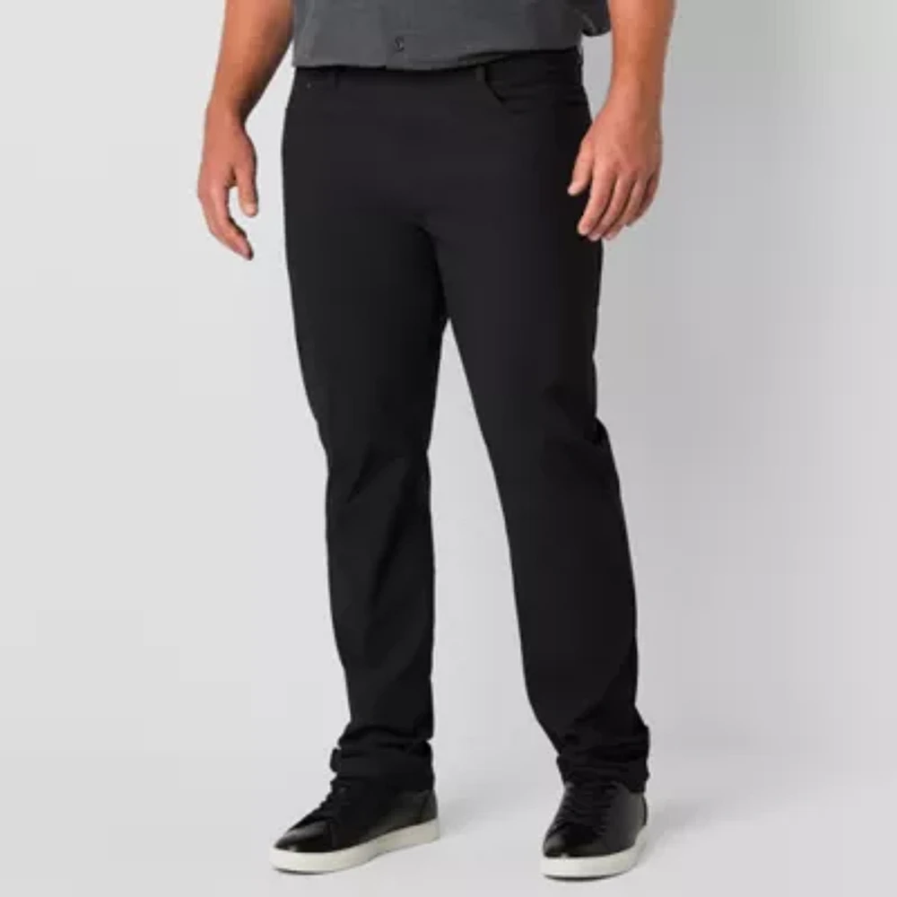 Stylus Mens Big and Tall Athletic Fit Flat Front Pant