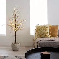 Nearly Natural 4ft Pre-Lit Artificial Twig With 240 Warm White Led Lights 4 Foot Pre-Lit Christmas Tree