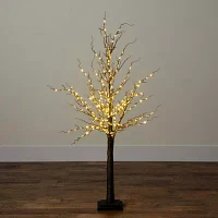 Nearly Natural 4ft Pre-Lit Artificial Twig With 240 Warm White Led Lights 4 Foot Pre-Lit Christmas Tree