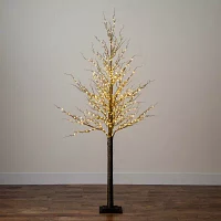Nearly Natural 6ft Pre-Lit Artificial Twig With 480 Warm White Led Lights 6 Foot Pre-Lit Christmas Tree