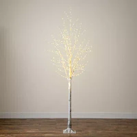 Nearly Natural 8ft Pre-Lit Artificial With 500 Warm White Led Lights Christmas Tree