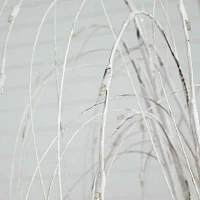 Nearly Natural Pre-Lit Artificial Weeping Willow  With 160 Warm White Led Lights 6 Foot Pre-Lit Willow Christmas Tree