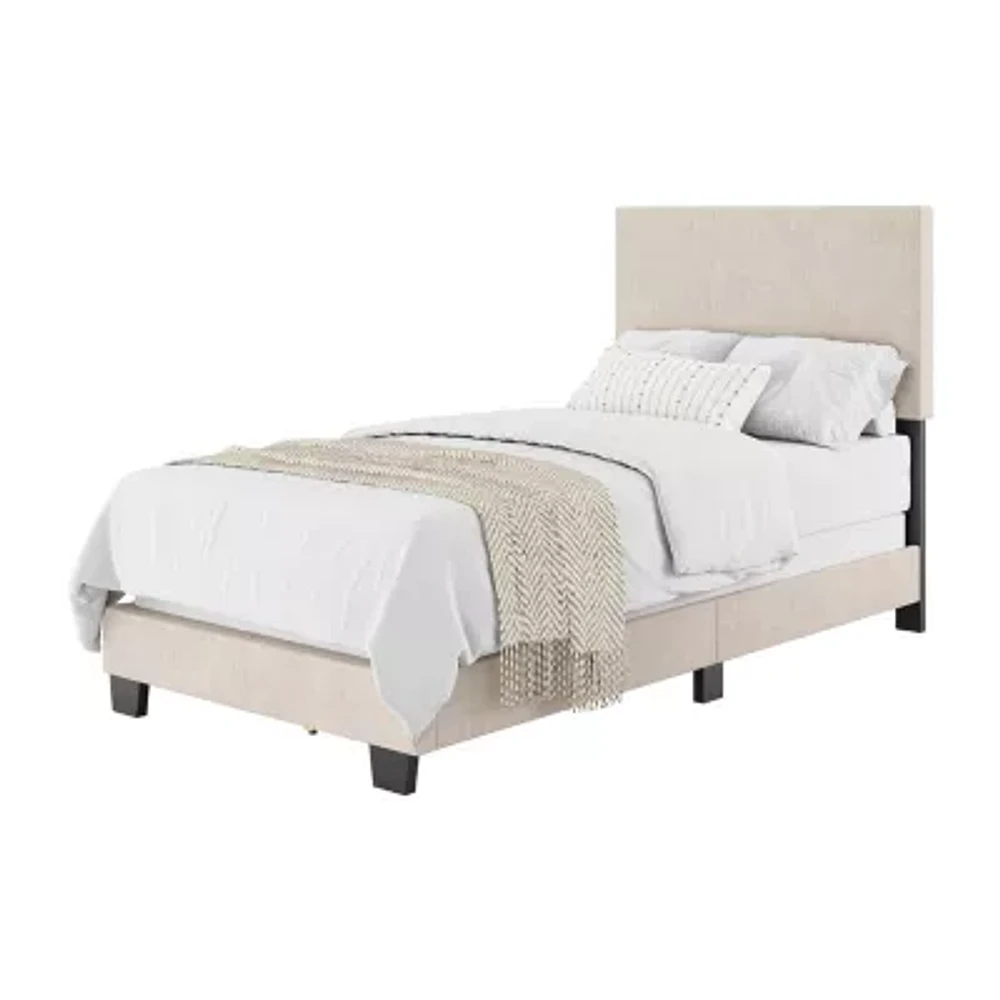 Modern Upholstered Rectangle Bed