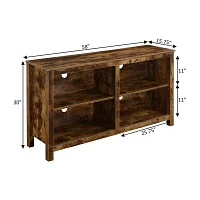 Montana Highboy TV Stand With Shelves