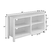 Montana Highboy TV Stand With Shelves