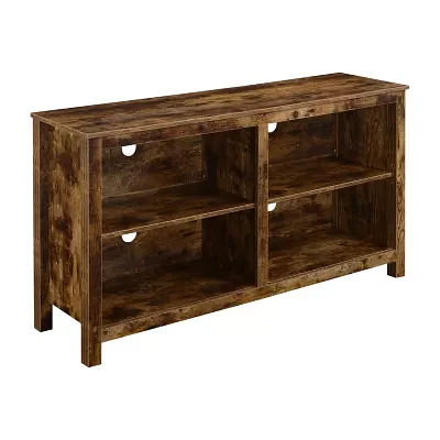 Montana Highboy TV Stand With Shelves