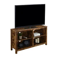 Montana Highboy TV Stand With Shelves