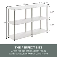 Designs2Go No Tools Console Table with Shelves