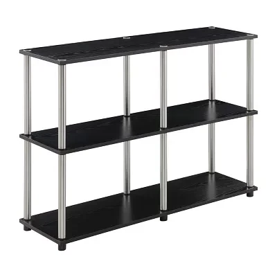 Designs2Go No Tools Console Table with Shelves