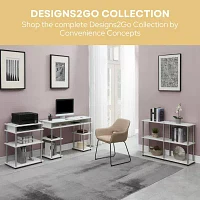 Designs2Go No Tools Console Table with Shelves