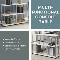 Designs2Go No Tools Console Table with Shelves