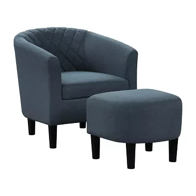 Roosevelt Chair + Ottoman Set