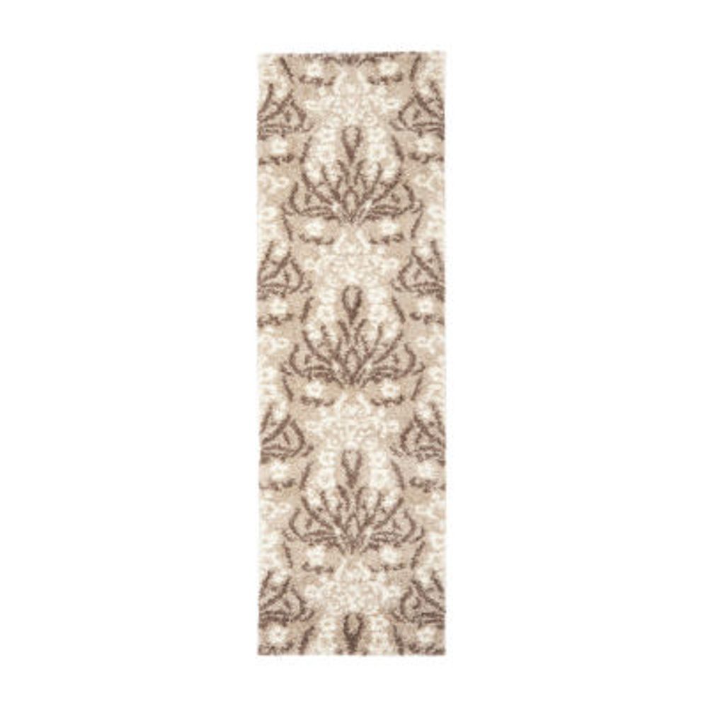 Safavieh Shag Collection Tristen Floral Runner Rug