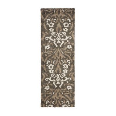 Safavieh Shag Collection Tristen Floral Runner Rug