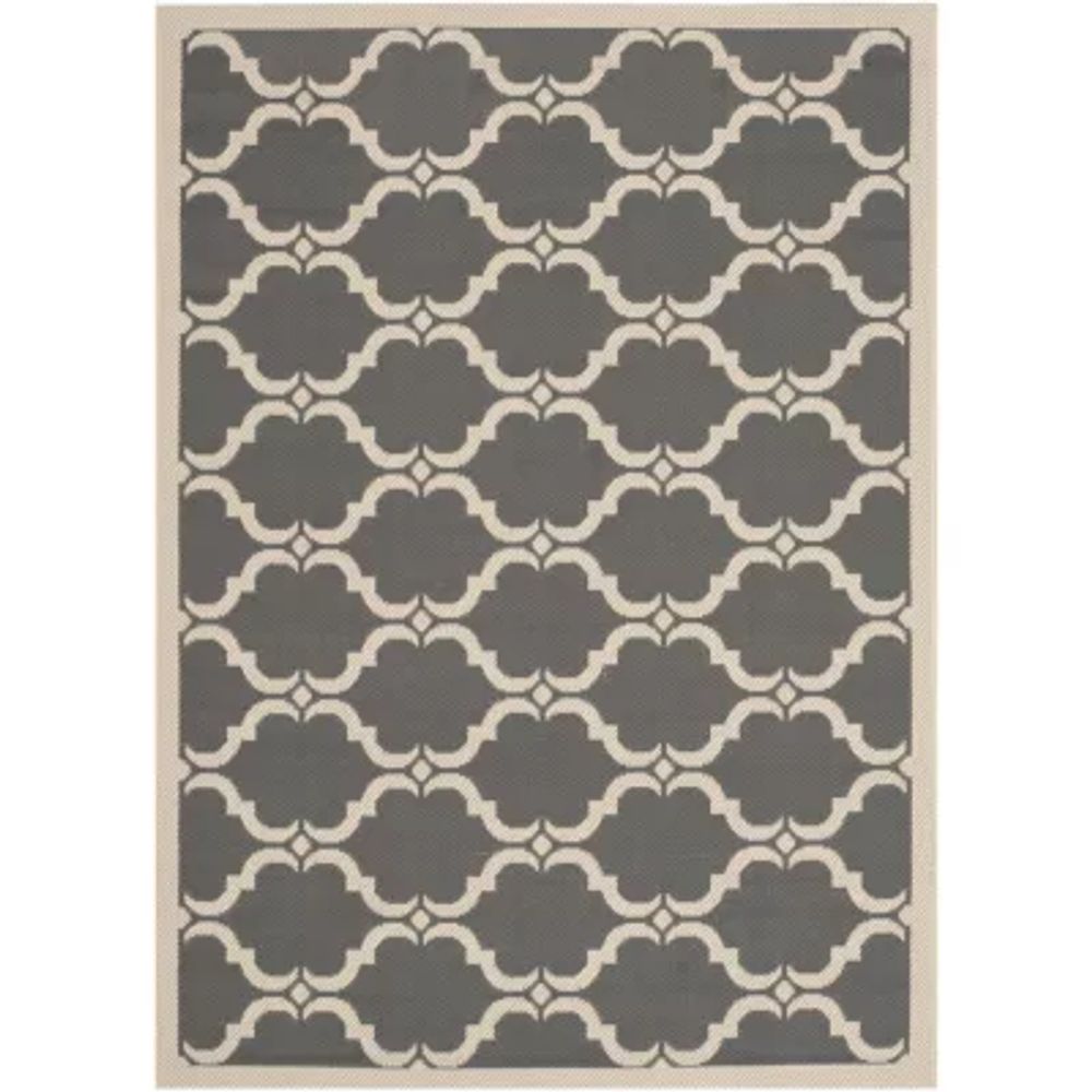 Safavieh Courtyard Collection Jobeth Geometric Indoor/Outdoor Area Rug