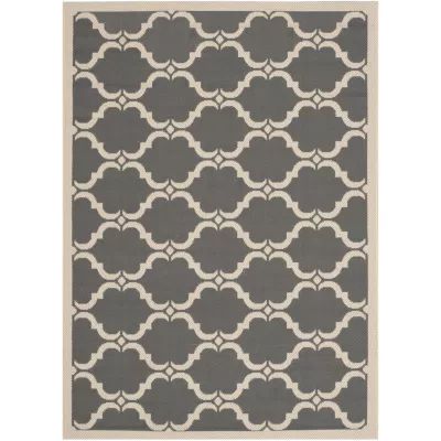 Safavieh Courtyard Collection Jobeth Geometric Indoor/Outdoor Area Rug