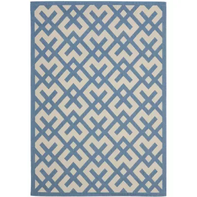 Safavieh Courtyard Collection Darrin Geometric Indoor/Outdoor Area Rug