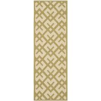 Safavieh Courtyard Collection Darrin Geometric Indoor/Outdoor Runner Rug