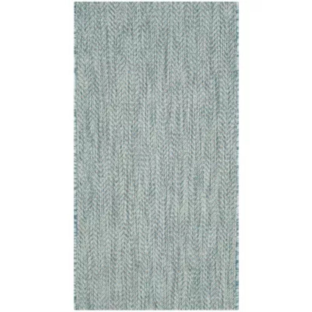 Safavieh Courtyard Collection Katelyn Geometric Indoor/Outdoor Area Rug