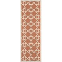 Safavieh Courtyard Collection Nicol Geometric Indoor/Outdoor Runner Rug