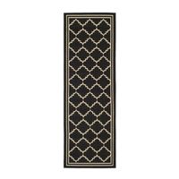 Safavieh Courtyard Collection Skin Geometric Indoor/Outdoor Runner Rug