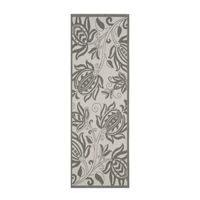 Safavieh Courtyard Collection Tarek Floral Indoor/Outdoor Runner Rug