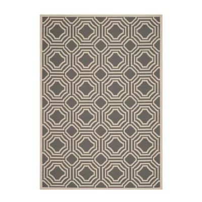 Safavieh Courtyard Collection Torma Geometric Indoor/Outdoor Area Rug