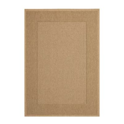 Safavieh Courtyard Collection Trina Bordered Indoor/Outdoor Area Rug