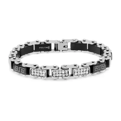 Stainless Steel Inch Solid Link Link Bracelet