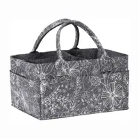 Trend Lab Floral Felt Diaper Caddy