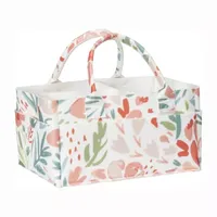 Trend Lab Painterly Floral Felt Diaper Caddy