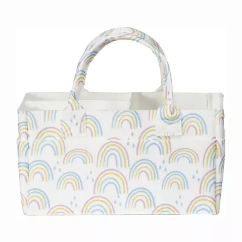 Trend Lab Painted Rainbow Felt Diaper Caddy