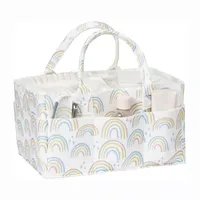 Trend Lab Painted Rainbow Felt Diaper Caddy