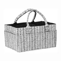 Trend Lab Herringbone Felt Diaper Caddy