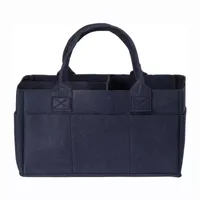 Trend Lab Navy Felt Diaper Caddy